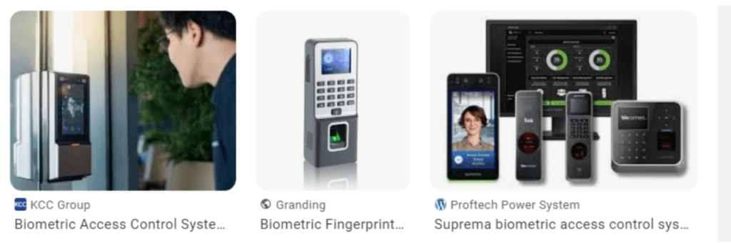 biometric security system installed
