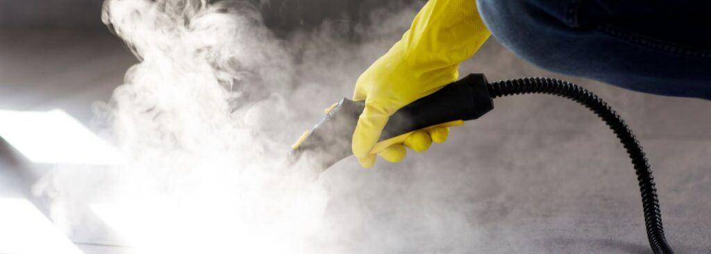 commercial steam cleaning machines fightimg hard to reach places