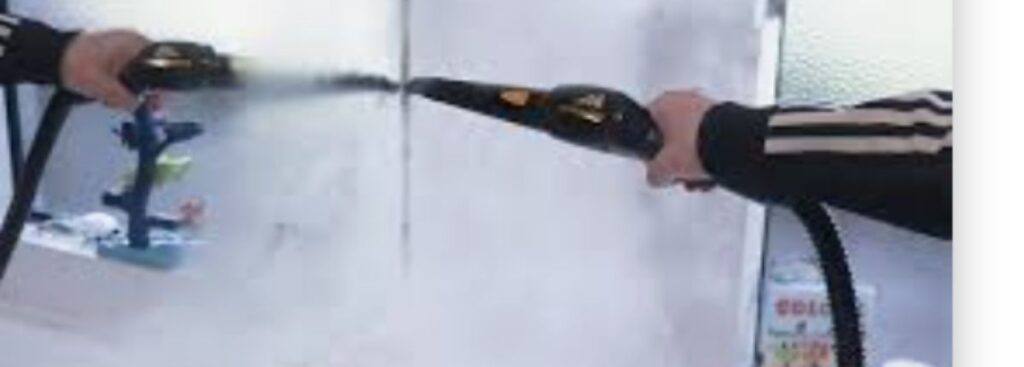 the mcculloch steam cleaner working on walls